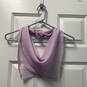Lavender Sheer Scarf